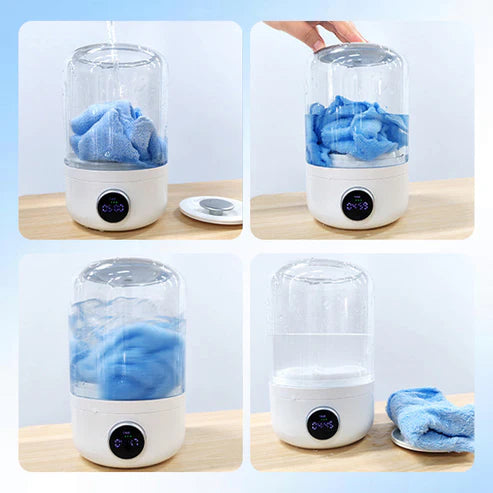 😍Portable Rechargeable Mini Washing Machine for Underwear！
