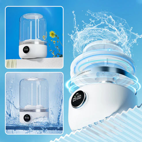 😍Portable Rechargeable Mini Washing Machine for Underwear！